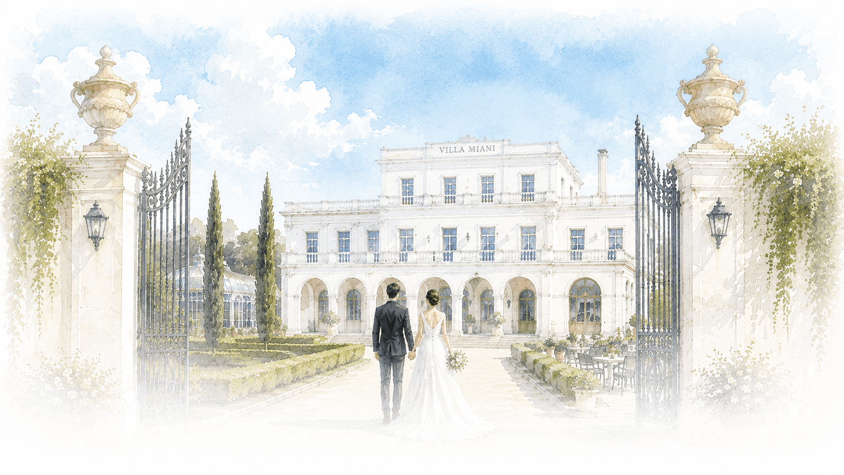 Villa Miani Illustration